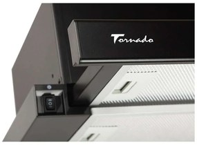 Hota Telescopica Incorporabila Tornado Storm 1200 (60), 1 motor, latime 60 cm, 3 viteze, absorbtie 1200 m3/ora, Negru