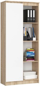 Raft Rehana II (Stejar sonoma + Alb ). 1069802