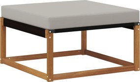 vidaXL Taburet pentru exterior Lemn Solid de Acacia natural