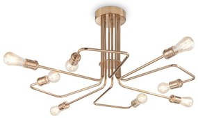 Lustra aplicata cu 8 brate, finisaj alama antic, TRIUMPH PL8 OTTONE