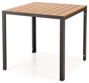 Masa patrata Fierro maro/negru L80 cm