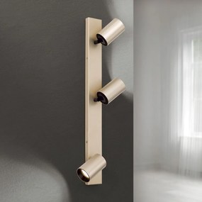 Aplica de perete/tavan cu Spoturi stil minimalist modern SEAN 3L auriu