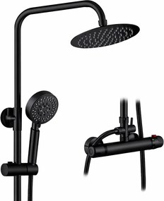 Voile Black Set de duș cu baterie termostatică