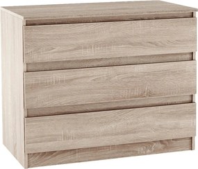 Comoda HANY NEW 003, stejar sonoma, PAL laminat, 90x49x74 cm
