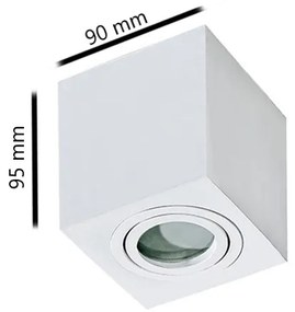 Plafonieră pentru baie BRANT 1xGU10/50W/230V IP44 Azzardo AZ2822