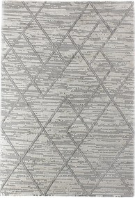 Covor MOTTO, 80x300 cm, forma dreptunghiulara, poliester, gri, 4587