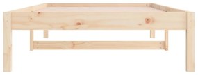 Pat de zi 3FT Single, 90x190 cm, lemn masiv de pin Maro, 90 x 190 cm