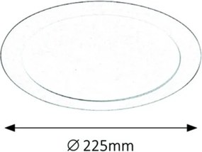 Rabalux 5571 - Lampă încastrată LED LOIS LED/18W/230V
