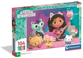 Gabby&#039;s Dollhouse Puzzle Clementoni de 104 piese