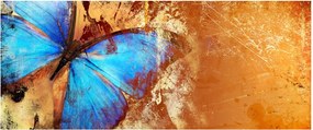Tablou - Fluture albastru (120x50 cm)