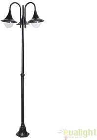 Stalp de exterior clasic cu 3 brate, inaltime 206cm, IP44, Konstanz 8248 RX