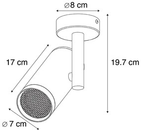 Spotlight de design negru - Scopio Honey