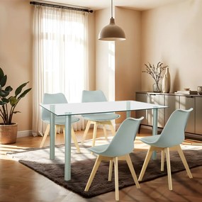 Set de masă Midori 4+1 gri