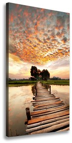 Print pe canvas Pod de lemn