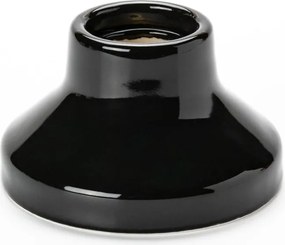 Mini Plafoniera din ceramica neagra FROST