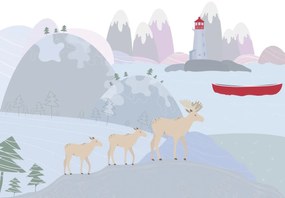 Fototapet - Peisaj canadian (147x102 cm)