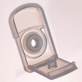 BANQUET Recipient depozitare din sticlă cu capac LORA, bordo 1450 ml