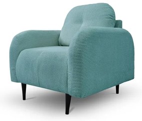 Fotoliu tapițat CLOUDY, turcoaz