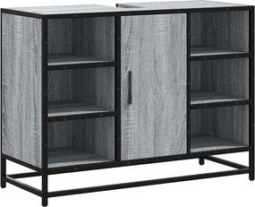 vidaXL Dulap chiuveta de baie, gri sonoma, 80x33x60 cm, lemn compozit