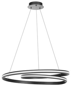 Redo 01-4365 - Lustră LED dimabilă TORSION, suspendată pe cablu, LED/60W/230V, negru