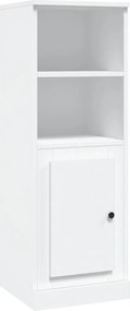 vidaXL Dulap înalt, alb, 36x35,5x103,5 cm, lemn compozit