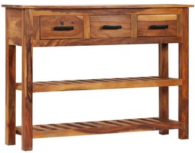 vidaXL Servantă cu 3 sertare, 110 x 30 x 80 cm, lemn masiv de acacia