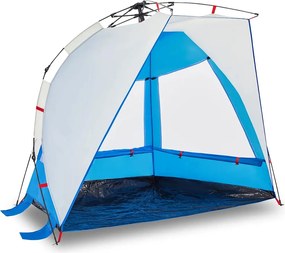 vidaXL Cort camping 2 persoane albastru azur impermeabil setare rapidă