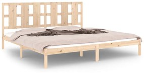 3105620 vidaXL Cadru de pat, 200x200 cm, lemn masiv de pin