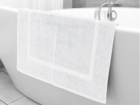 Covoras de baie BASIC 45x65 cm alb, 100% bumbac