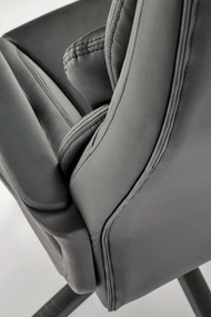 Scaun de birou Mario negru H124 cm