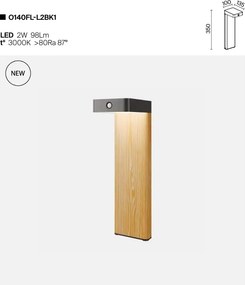 Stalp, Lampa solara cu senzor de miscare IP65 Nordis