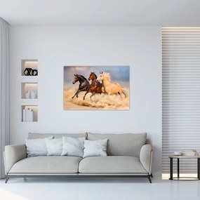 Tablou - Cai sălbatici (90x60 cm)