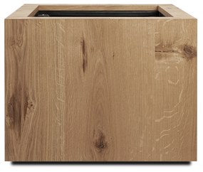 Ghiveci din lemn cu auto-irrigare TAMMI, quadrat, mai multe variante - Hobby Flower Dimensiuni: 54 x 54 x 40, Culoare: lemn rustic