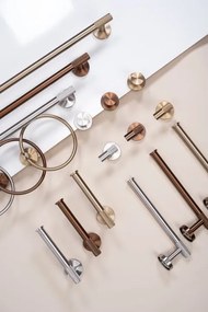 Cuier de baie Ring 6610 Modern auriu periat