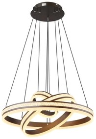 Lustra LED cu telecomanda design modern Grouni 60cm