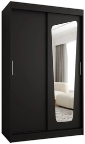 Dulap de haine 120 cm Mokka (Negru). 1126025