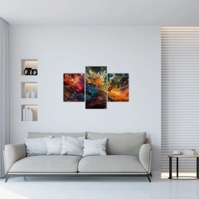 Tablou - Abstracția culorilor II. (90x60 cm)