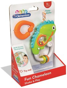 Animale Green Zornăitoare bebeluș cameleon Clementoni