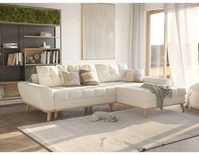 Colțar crem extensibil (cu colț pe partea dreaptă) Balitco – Ropez