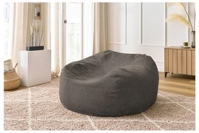 Fotoliu bean bag gri/maro Voltaire – Bobochic Paris