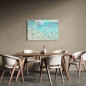 Tablou - Atmosfera de litoral în nuanțe turcoaz (90x60 cm)