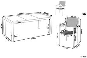 Set mobilier de grădină Cleopatra (negru ratan). 1078482