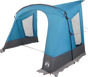 vidaXL Cort Caravan 3-Persoană cu acoperiș albastru 252 x 245 x 245 cm