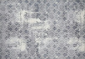 Covor SOUL CHENILLE, 75x150 cm, forma dreptunghiulara, poliester, gri,