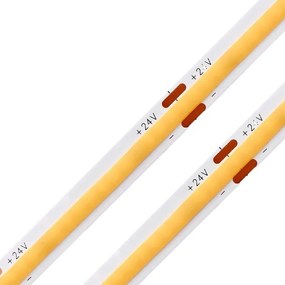 Bandă LED COB – 11 W/m, Lumină Rece 6000 K, 10 m – 24 V