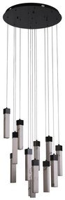 Lustra cu 12 pendule LED design modern Moonbeam