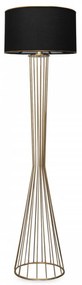 Lampa de Podea AYD-3078, Soclu E27, Max. 60W, Culoare Negru / Auriu