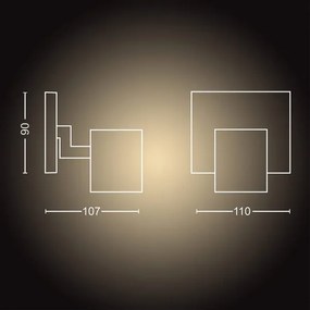 Philips 53090/31/P6 - Lampă LED Hue RUNNER dimabilă 1xGU10/5W/230V cu DO