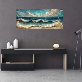 Tablou - Pictura mării (120x50 cm)