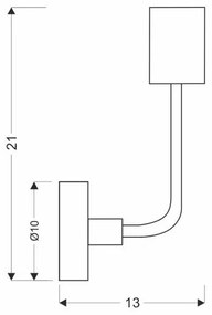 Lampă de perete SAGA 1xE27/40W/230V